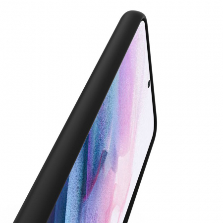 Husa Samsung Galaxy S21 Plus, Soft Edge Silicone, Negru [4]