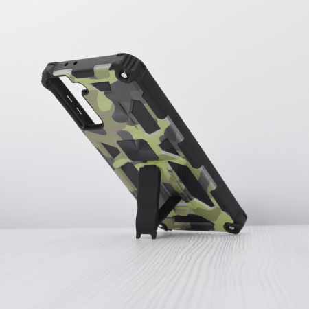 Husa Samsung Galaxy S21 Plus, Techsuit Blazor, Camo Lime [2]