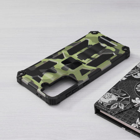 Husa Samsung Galaxy S21 Plus, Techsuit Blazor, Camo Lime [4]