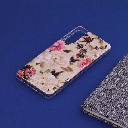 Husa Samsung Galaxy S21 Plus, Techsuit Marble Series, Mary Berry Nude [3]