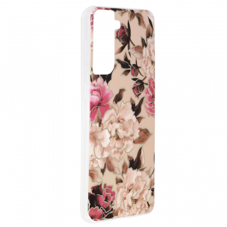 Husa Samsung Galaxy S21 Plus, Techsuit Marble Series, Mary Berry Nude [1]