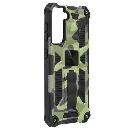 Husa Samsung Galaxy S21, Techsuit Blazor, Camo Lime [5]