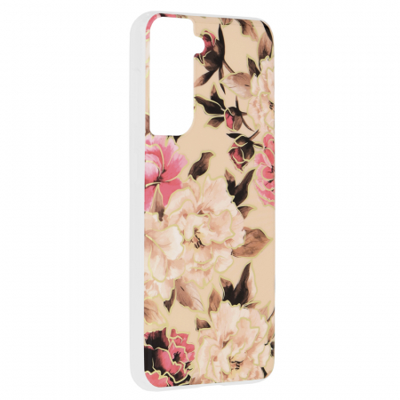 Husa Samsung Galaxy S21, Techsuit Marble Series, Mary Berry Nude [1]