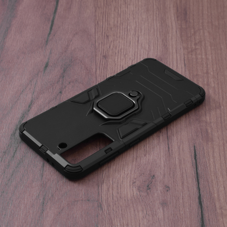 Husa Samsung Galaxy S21, Techsuit Shield Ring, Negru [2]
