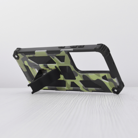 Husa Samsung Galaxy S21 Ultra, Techsuit Blazor, Camo Lime [1]