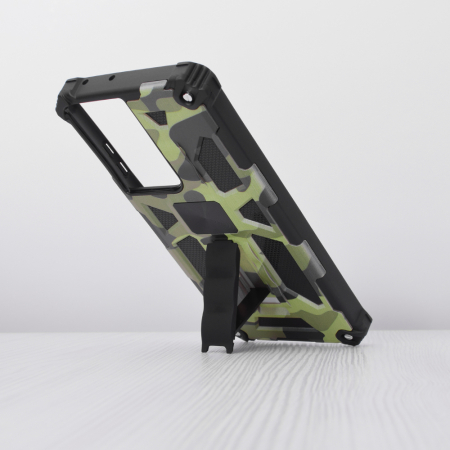 Husa Samsung Galaxy S21 Ultra, Techsuit Blazor, Camo Lime [2]