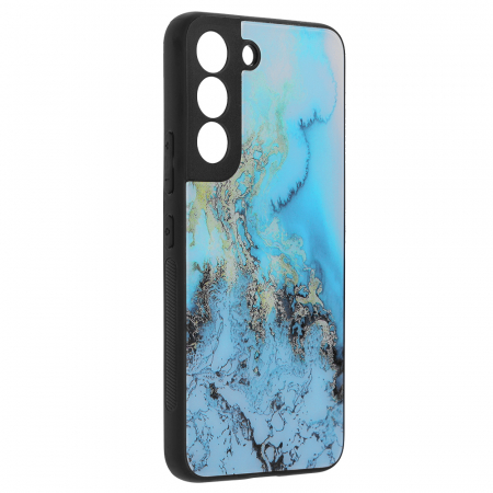 Husa Samsung Galaxy S22, Glaze Series, Blue Ocean [2]
