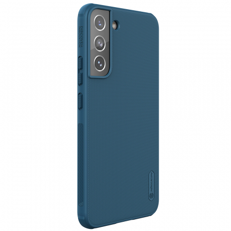 Husa Samsung Galaxy S22, Nillkin Super Frosted Shield Pro, Blue [4]