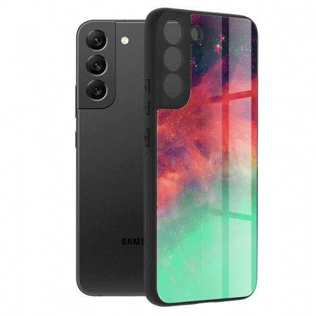 Galaxy S22 Plus - Husa Samsung Galaxy S22 Plus, Glaze Series, Fiery Ocean