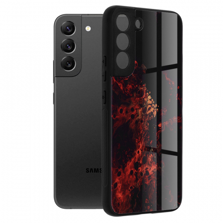 Galaxy S22 Plus - Husa Samsung Galaxy S22 Plus, Glaze Series, Red Nebula