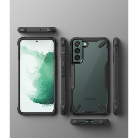 Husa Samsung Galaxy S22 Plus, Ringke Fusion X, Negru [2]
