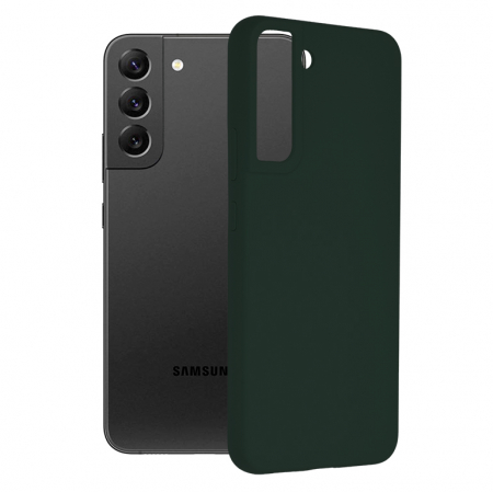 Galaxy S22 Plus - Husa Samsung Galaxy S22 Plus, Soft Edge Silicone, Dark Green