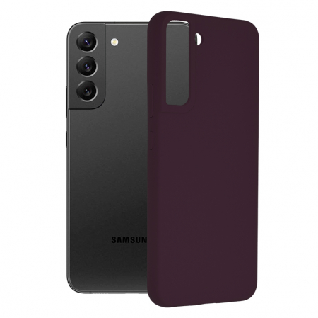 Galaxy S22 Plus - Husa Samsung Galaxy S22 Plus, Soft Edge Silicone, Plum Violet
