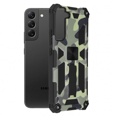 Galaxy S22 Plus - Husa Samsung Galaxy S22 Plus, Techsuit Blazor, Camo Lime
