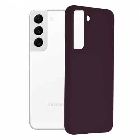 Galaxy S22 - Husa Samsung Galaxy S22, Soft Edge Silicone, Plum Violet