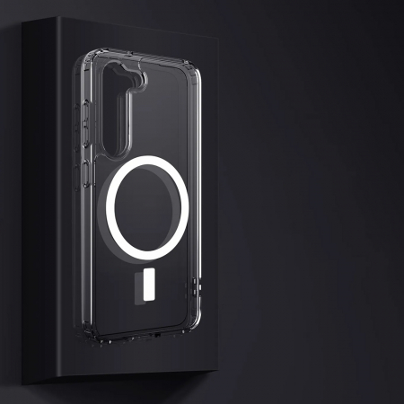 Husa Samsung Galaxy S22, Techsuit MagSafe Pro, Transparent [4]