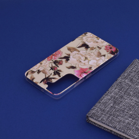 Husa Samsung Galaxy S22, Techsuit Marble Series, Mary Berry Nude [4]