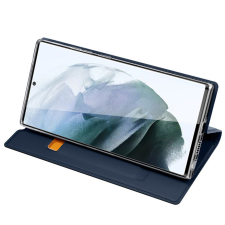 Husa Samsung Galaxy S22 Ultra, Dux Ducis Skin Pro Flip Book, Negru [3]