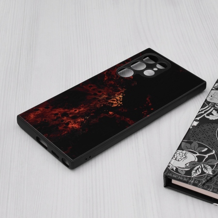 Husa Samsung Galaxy S22 Ultra, Glaze Series, Red Nebula [5]