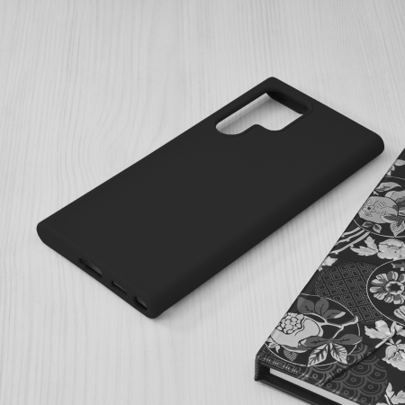 Husa Samsung Galaxy S22 Ultra, Soft Edge Silicone, Negru [2]