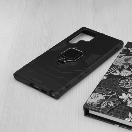 Husa Samsung Galaxy S22 Ultra, Techsuit Shield Ring, Negru [3]