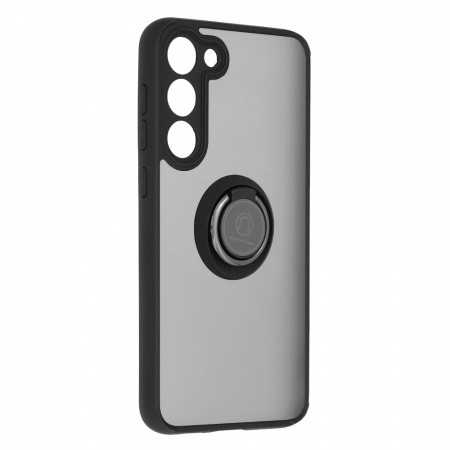 Husa Samsung Galaxy S23 Plus cu inel suport stand magnetic, Negru [7]