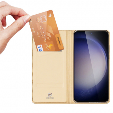 Husa Samsung Galaxy S23 Plus, Dux Ducis Skin Pro Flip Book, Negru [2]