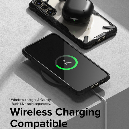 Husa Samsung Galaxy S23 Plus, Ringke Fusion X, Camo Black [4]