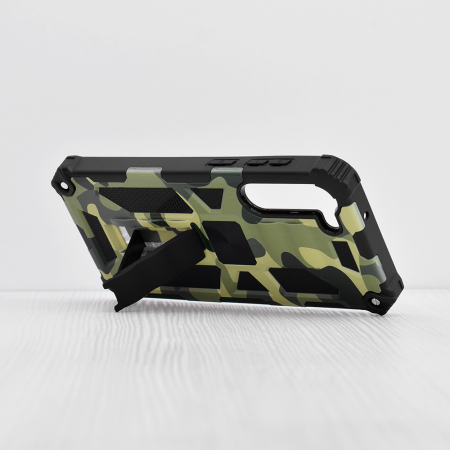 Husa Samsung Galaxy S23 Plus, Techsuit Blazor, Camo Lime [1]