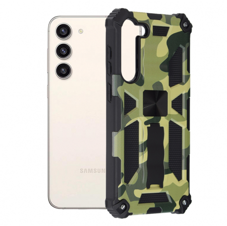 Galaxy S23 Plus - Husa Samsung Galaxy S23 Plus, Techsuit Blazor, Camo Lime