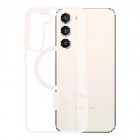 Samsung - Husa Samsung Galaxy S23 Plus, Techsuit MagSafe Pro, Nude Pink