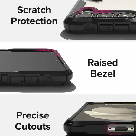 Husa Samsung Galaxy S23, Ringke Fusion X, Black [5]