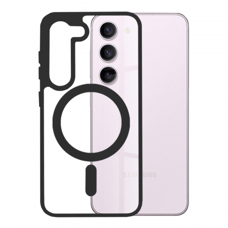 Galaxy S23 - Husa Samsung Galaxy S23, Techsuit MagSafe Pro, Negru