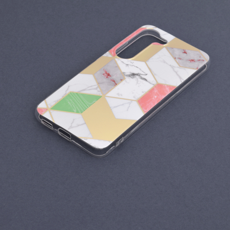 Husa Samsung Galaxy S23, Techsuit Marble Series, Purple Hex [4]