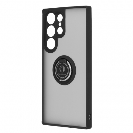 Husa Samsung Galaxy S23 Ultra cu inel suport stand magnetic, Negru [8]