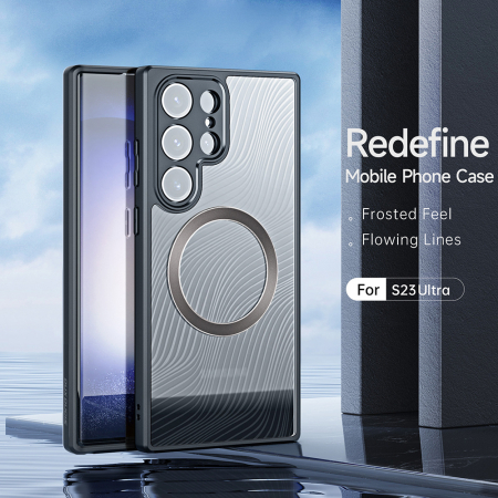Husa Samsung Galaxy S23 Ultra, Dux Ducis Aimo MagSafe, Negru [3]