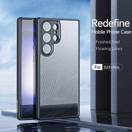 Husa Samsung Galaxy S23 Ultra, Dux Ducis Aimo Series, Negru [3]