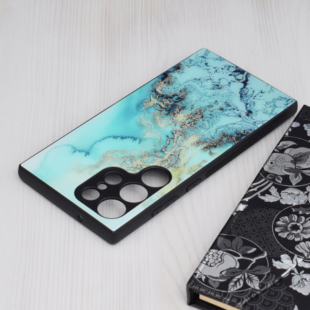 Husa Samsung Galaxy S23 Ultra, Glaze Series, Blue Ocean [2]