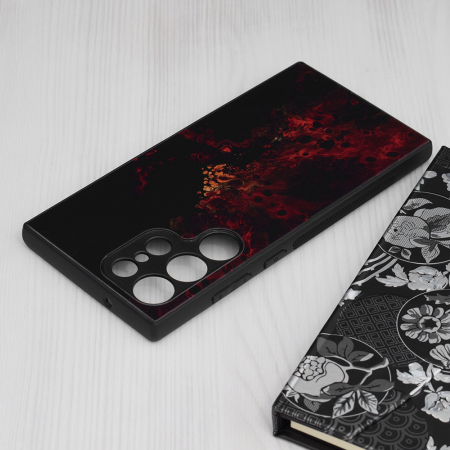 Husa Samsung Galaxy S23 Ultra, Glaze Series, Red Nebula [2]