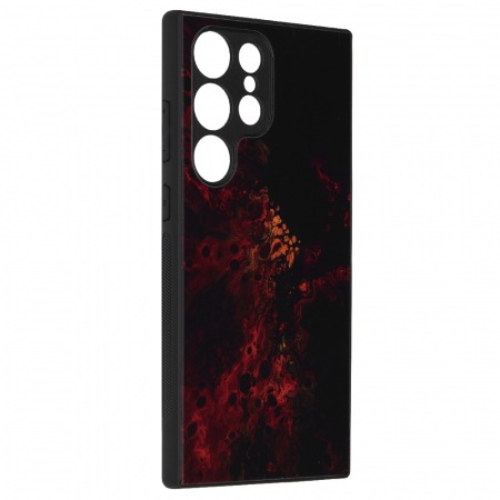 Husa Samsung Galaxy S23 Ultra, Glaze Series, Red Nebula [5]