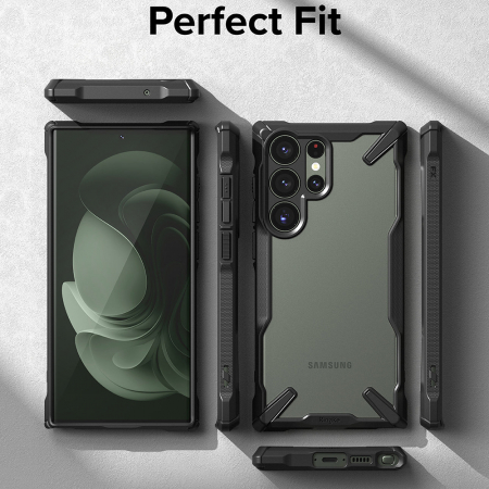 Husa Samsung Galaxy S23 Ultra, Ringke Fusion X, Black [1]