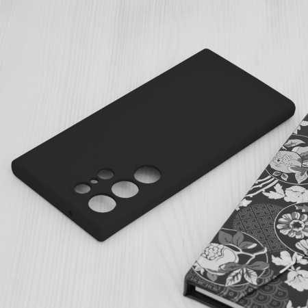 Husa Samsung Galaxy S23 Ultra, Soft Edge Silicone, Negru [3]