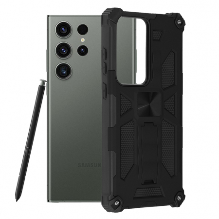 Galaxy S23 Ultra - Husa Samsung Galaxy S23 Ultra, Techsuit Blazor, Negru