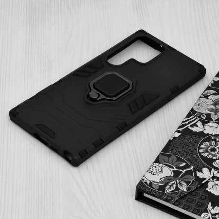 Husa Samsung Galaxy S23 Ultra, Techsuit Shield Ring, Negru [3]