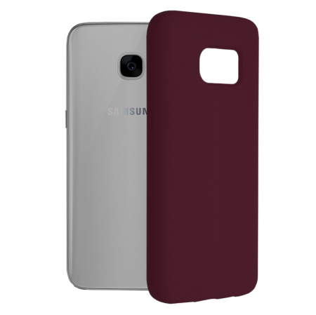 Galaxy S7 - Husa Samsung Galaxy S7, Soft Edge Silicone, Plum Violet