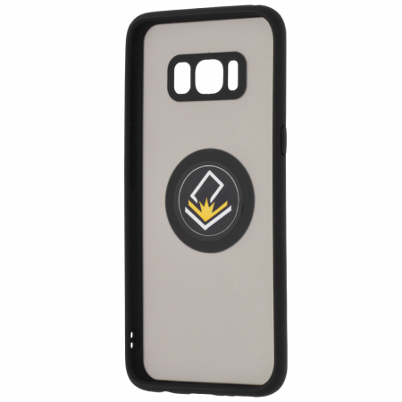 Husa Samsung Galaxy S8 Plus cu inel suport stand magnetic, Negru [3]