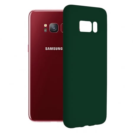 Galaxy S8 - Husa Samsung Galaxy S8, Soft Edge Silicone, Dark Green