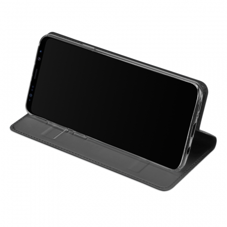 Husa Samsung Galaxy S9, Dux Ducis Skin Pro Flip Book, Negru [2]