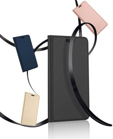 Husa Samsung Galaxy S9, Dux Ducis Skin Pro Flip Book, Negru [9]