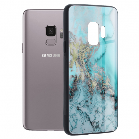 Galaxy S9 - Husa Samsung Galaxy S9, Glaze Series, Blue Ocean